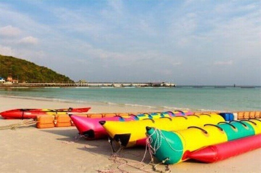 PATTAYA:Tour Coral Island Speed Boat+Lunch+Parasailing+Optional Choice