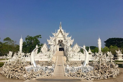 Chiang Mai-Chiang Rai: Weißer Tempel-Schwarzes Haus-Blauer Tempel-Karen-Dor...