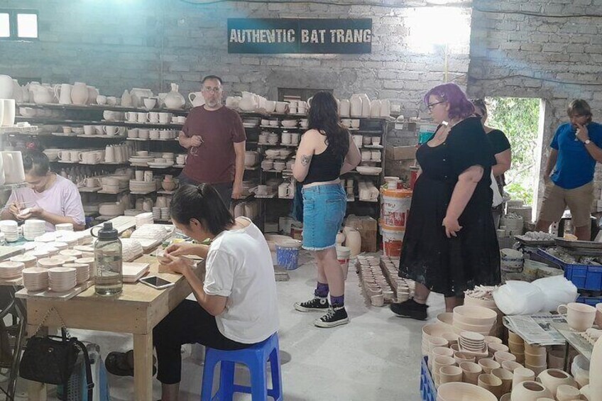 Explore real and unique bat trang ceramics factories and village 