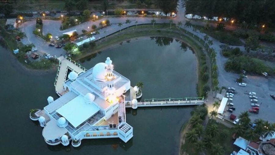 The Tengku Zaharah floating mosque