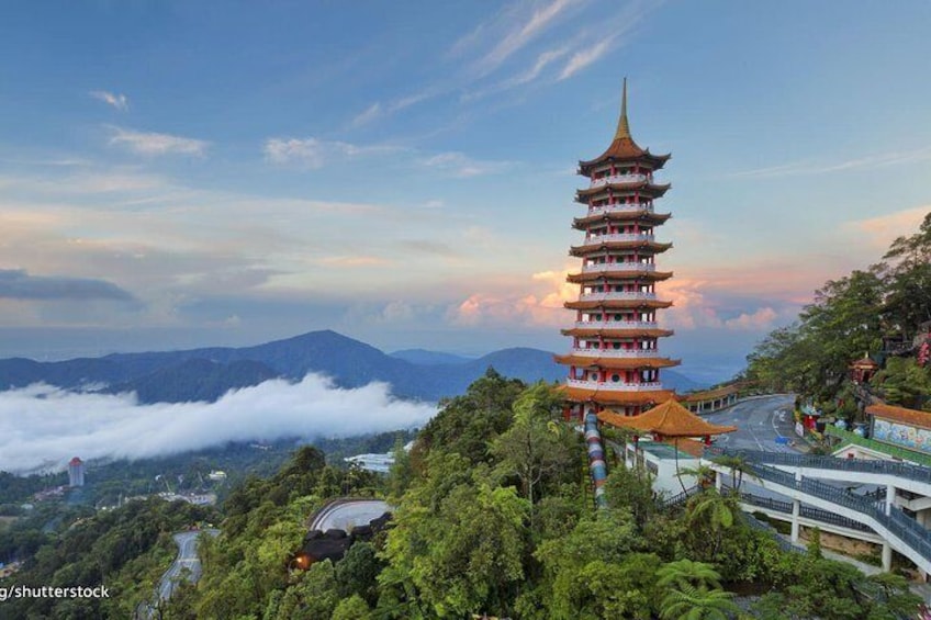 The Chienese temple up at Genting