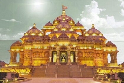 Akshardham Temple Tour Exhibition, Light and Water Show with Transfers