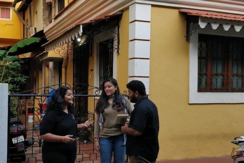 Show item 1 of 13. Fontainhas Heritage Walk in Panaji