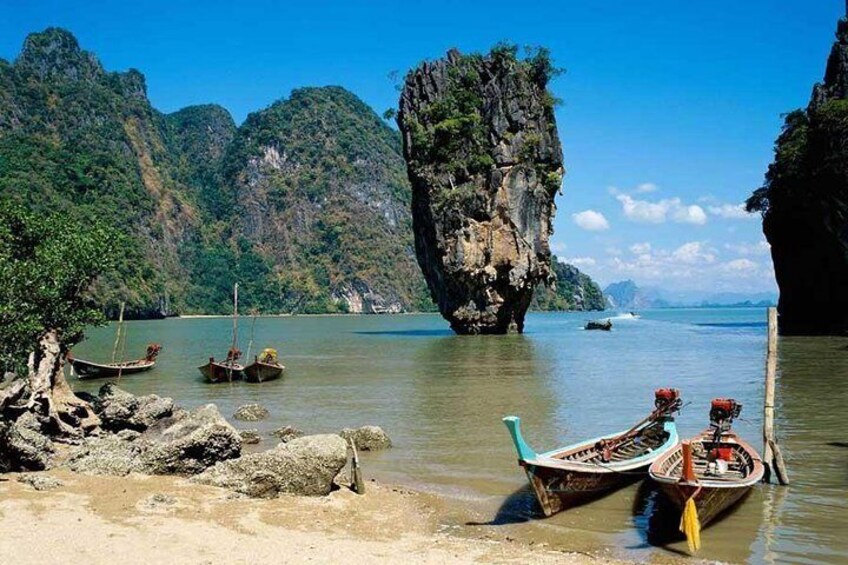 Private Boat Phi Phi + Phang Nga Bay