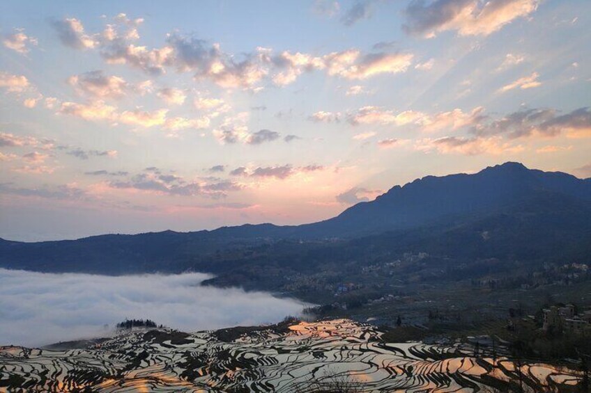 3days to Stone forest Yuanyang terrace sunset &local market 