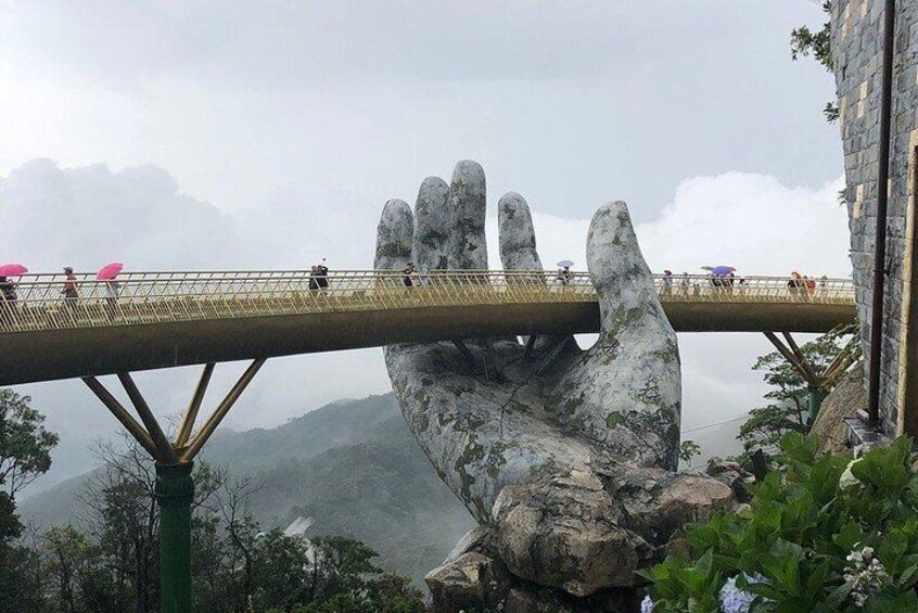 Marble Moutain - Golden Bridge - Ba Na Hill via Cable Car from Da Nang or Hoi an