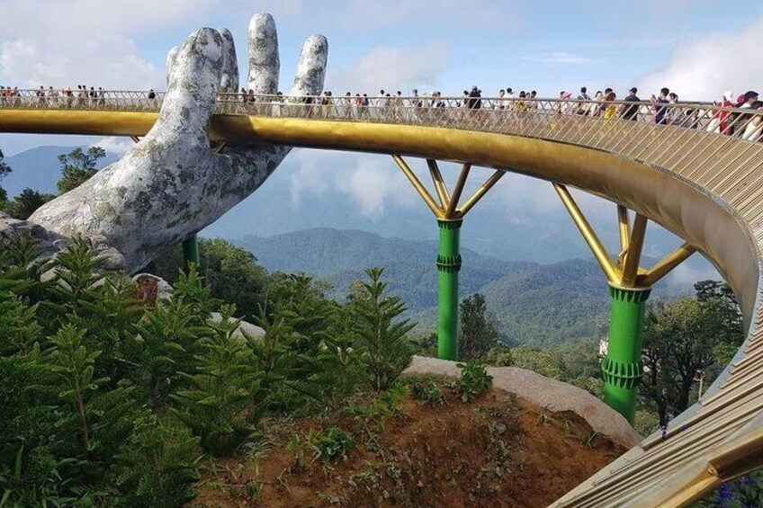 Marble Moutain - Golden Bridge - Ba Na Hill via Cable Car from Da Nang or Hoi an