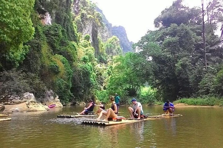 Full Day Khao Sok National Park Tour from Krabi with Bamboo Rafting & Lunch