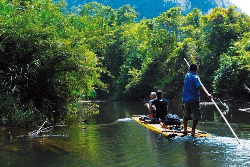 Full Day Khao Sok National Park Tour from Krabi with Bamboo Rafting & Lunch