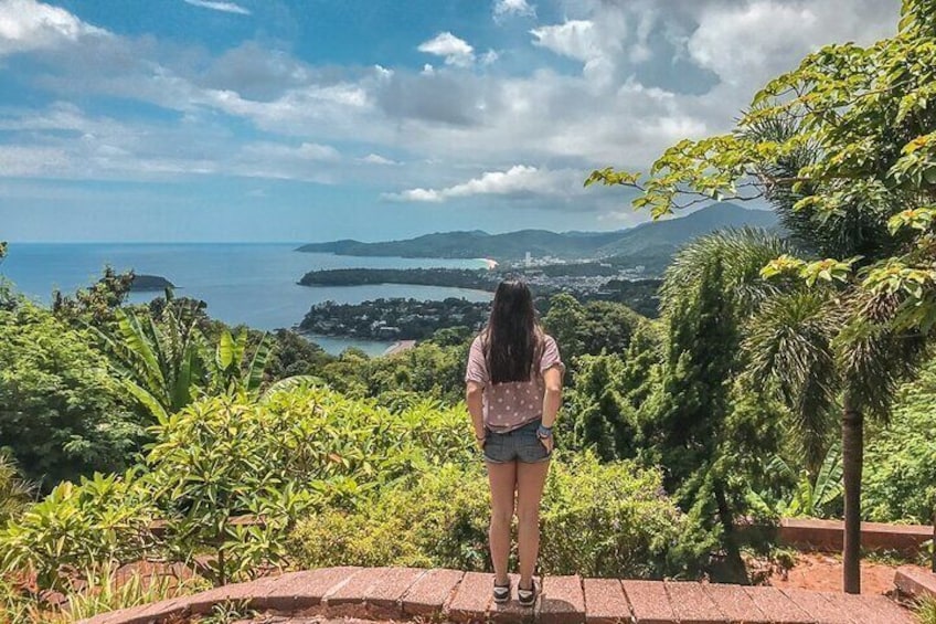 Great perspective over the city at the Karon viewpoint