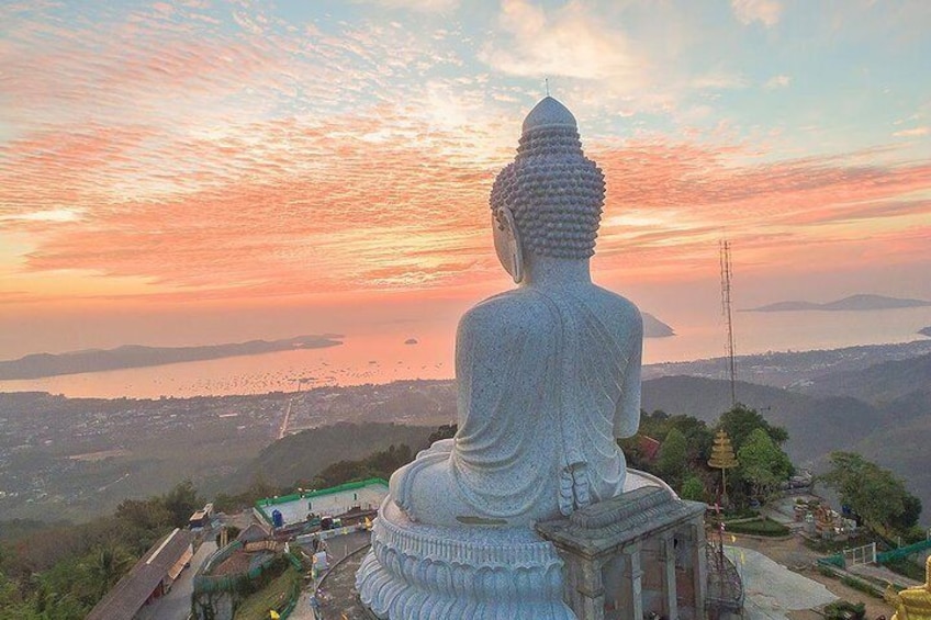 Phuket City Tour to Karon View Point, Big Buddha & Wat Chalong (Multi Languages)