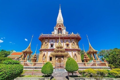 Visite de la ville de Phuket au point de vue, au grand Bouddha, au Wat Chal...