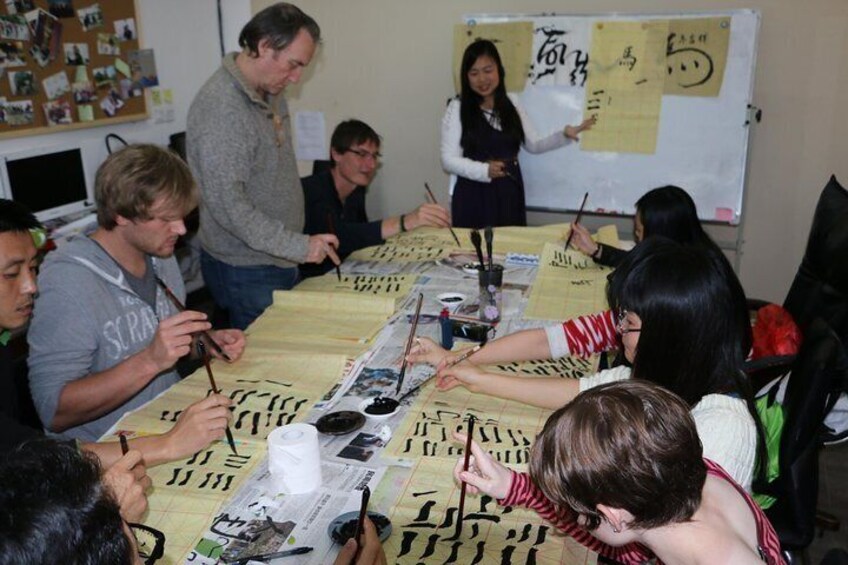 Private Chinese Calligraphy lessons with Becky