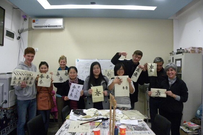 Private Chinese Calligraphy lessons with Becky