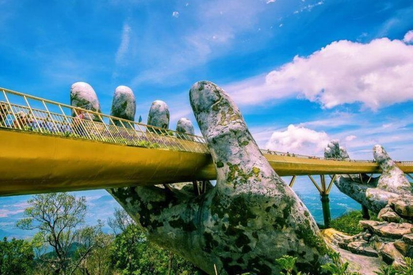 Golden Bridge & Ba Na Hills Full Day Small Group From Danang City