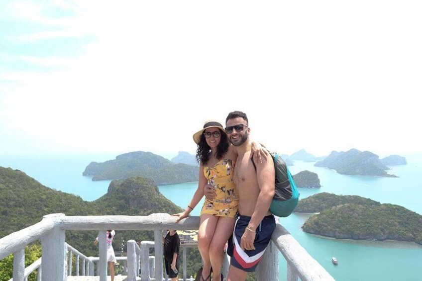 View point on the mountain of Wua Talup island