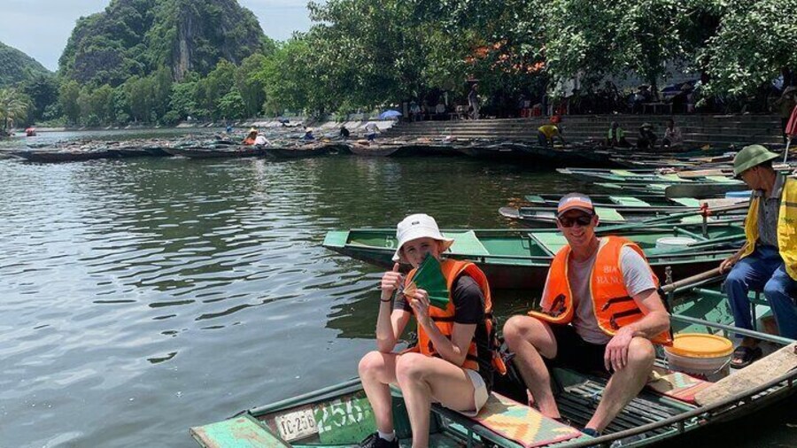 Boating in Trang An
