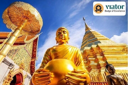 The Best City Tour View Points Wat Doi Suthep, Wat Chedi Luang och Wat Pha ...