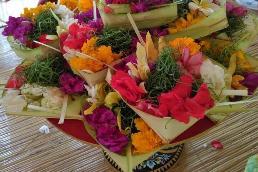 Balinese Offering Making