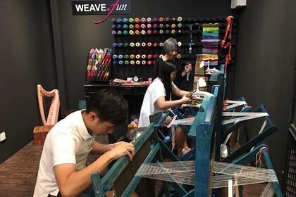 Weave your own scarf @MidValley MegaMall