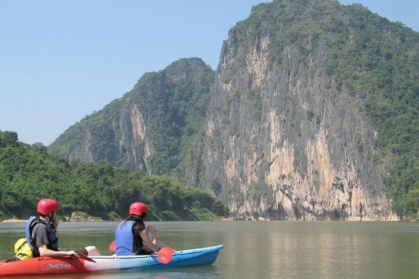 Full day / Half Day Kayaking and Pak Ou Caves with optional sunset cruise