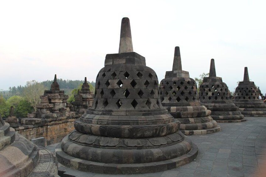 Borobudur temple top area