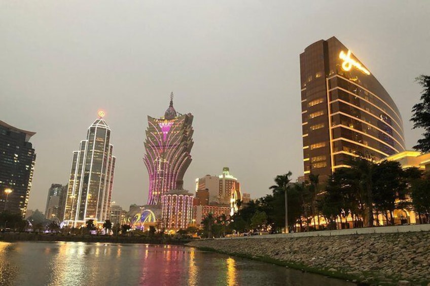 Skyline of modern Macau