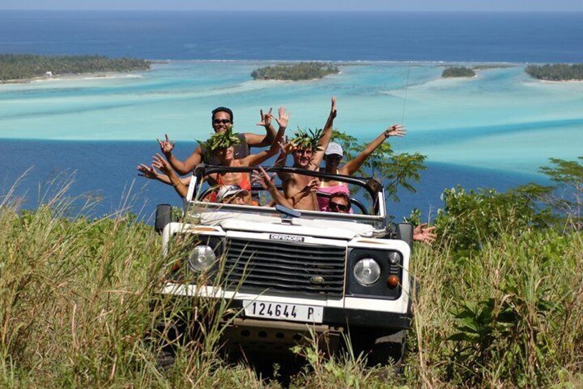 Tupuna Safari Bora Bora 4x4 jeep Tours Mount Popoti