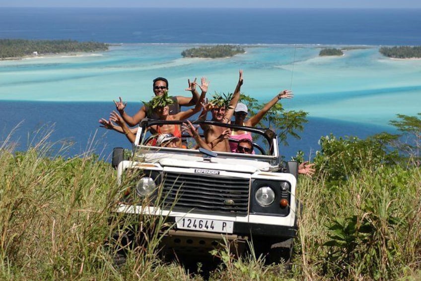 Tupuna Safari Bora Bora 4x4 jeep Tours Mount Popoti