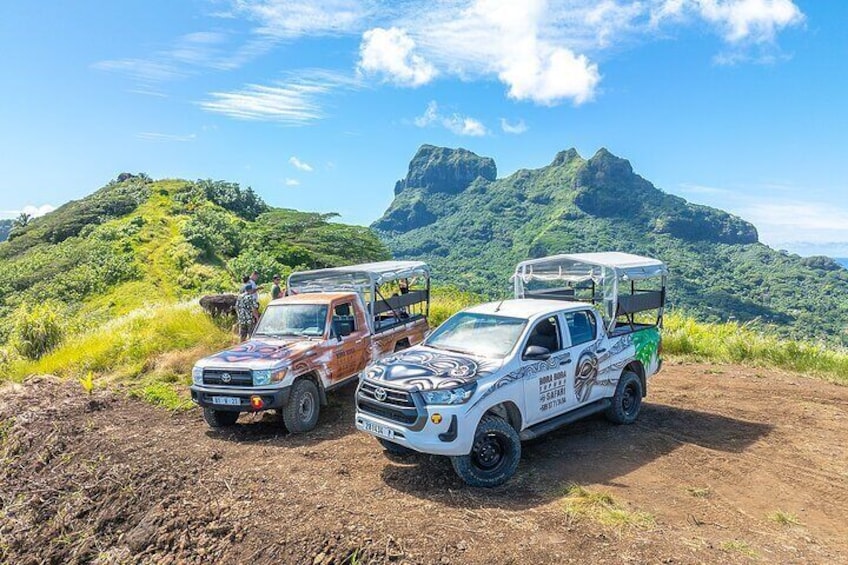 Tupuna Safari Bora Bora 4x4 jeep Tours Mount Popoti