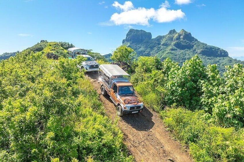 Tupuna Safari Bora Bora 4x4 jeep Tours Mount Popoti