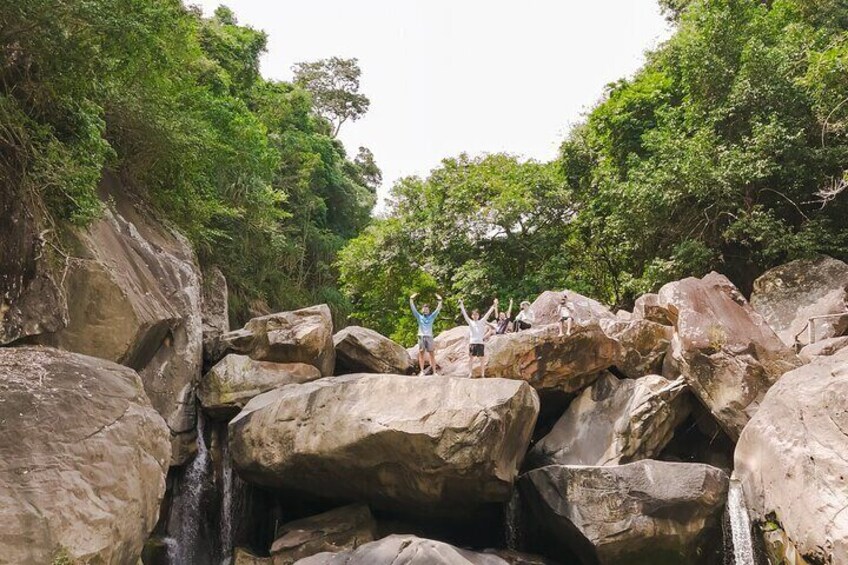 Trekking and Cliff-Jumping at Ba Ho Waterfall - half day tour