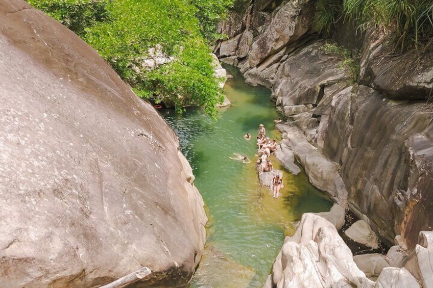 Trekking and Cliff-Jumping at Ba Ho Waterfall - half day tour