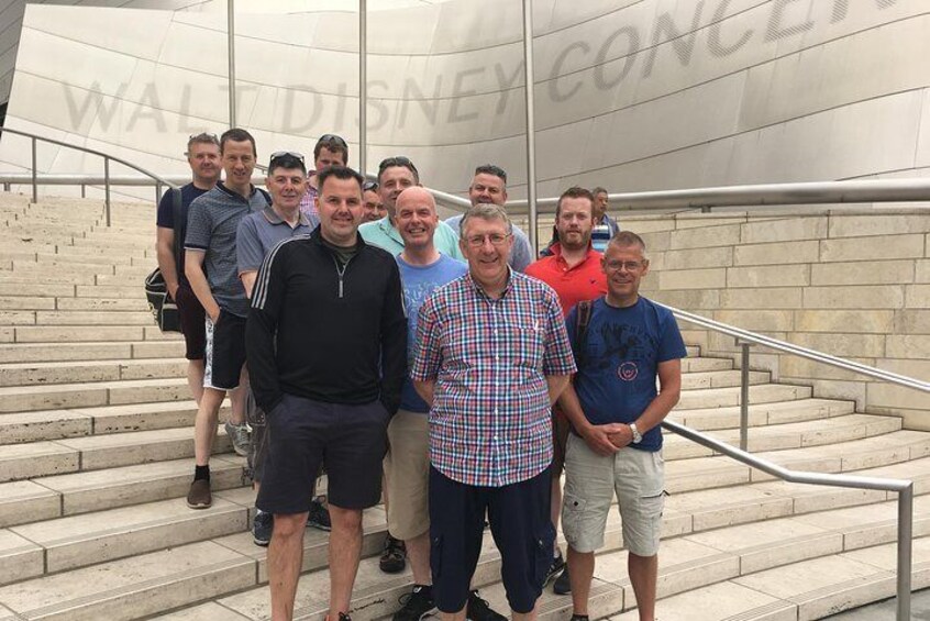 Great group from Ireland in downtown Los Angeles at the Walt Disney concert Hall. 