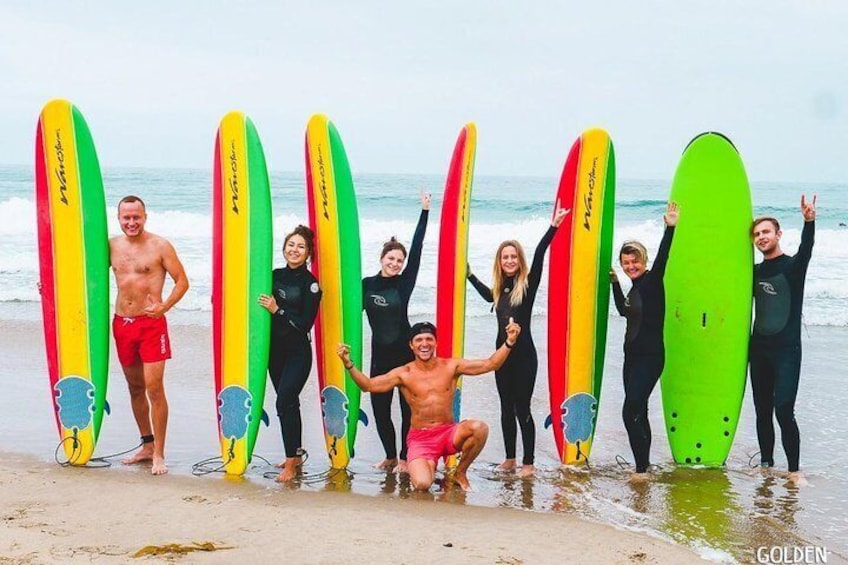 Surf Class for Beginners in Venice 