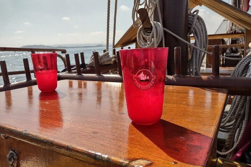 Open bar all throughout the entirety of the trip!