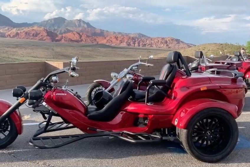 Red Rock Canyon on a Motorcycle Trike