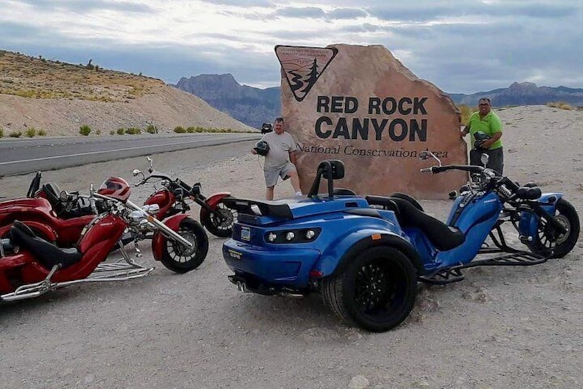 Red Rock Canyon on a Motorcycle Trike
