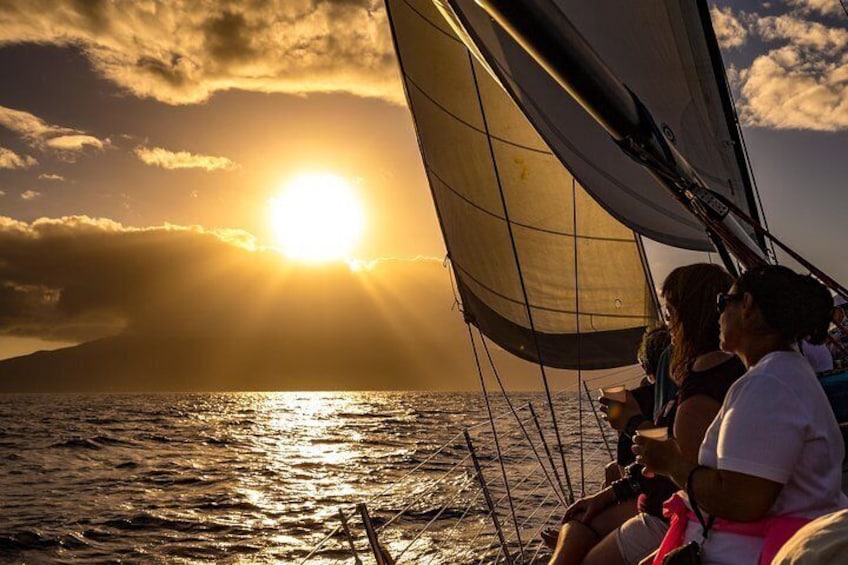Champagne Sunset Sail from Lahaina Harbor