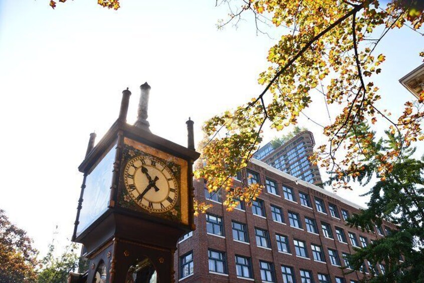 The famous Steam Clock in Gastown