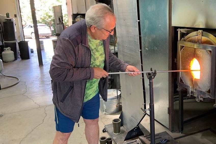 Introduction to Glassblowing Workshop in Sedona