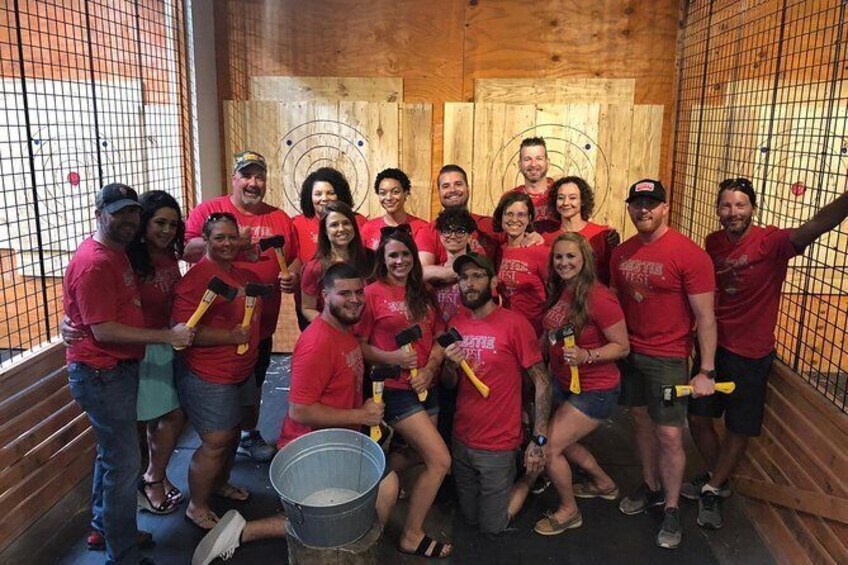 Show item 5 of 10. Axe Throwing