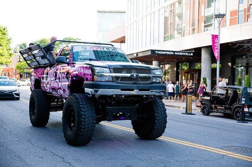 90-Minute Monster Truck Joyride City Tour of Nashville