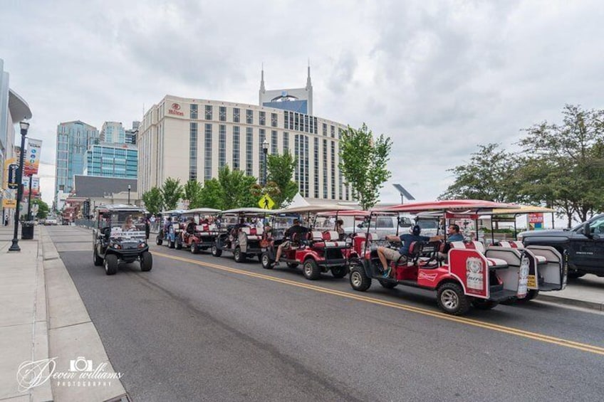 Explore the City of Nashville Tour by Golf Cart