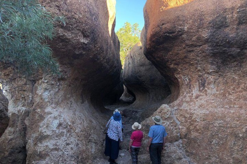 Rangelands Rifts - hourglass shaped chasms formed by erosion