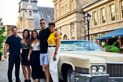 1 Hour Tour of Old-Montreal in Vintage Convertible Cadillac