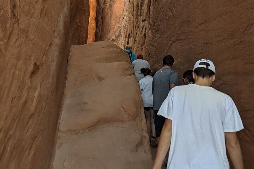 Walk through a slot canyon!