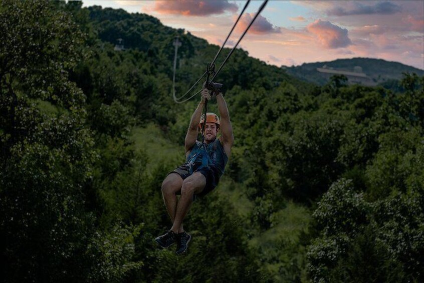 6-Line Zip at Night Tour