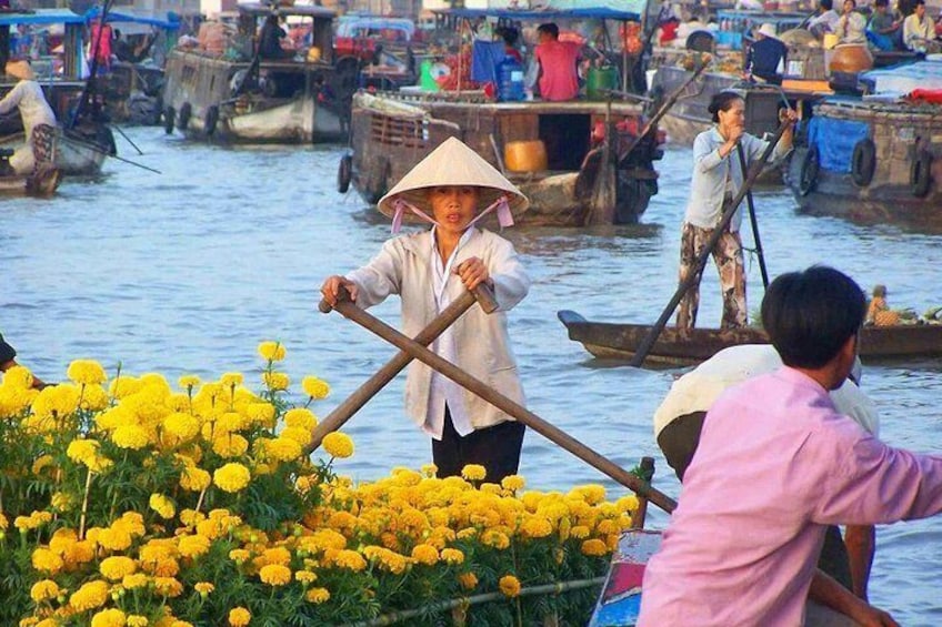 Cai Rang Floating Market and Mekong Delta 2 Days 1 Night Tour