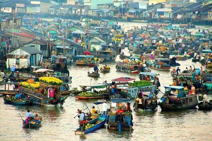 Cai Rang Floating Market & Mekong Delta 2-Day Tour